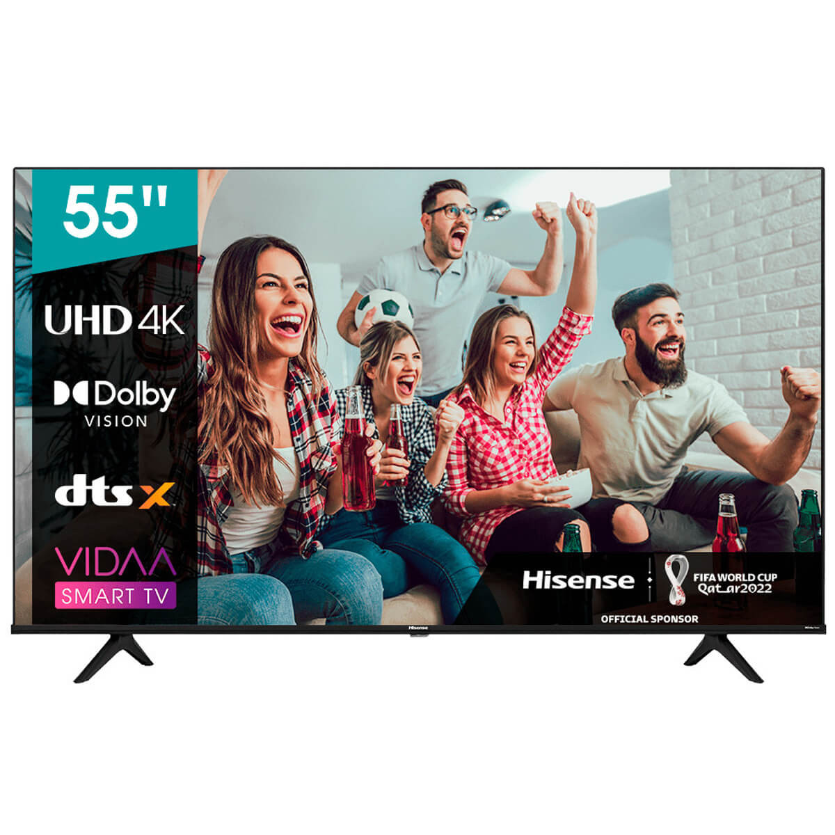 TELEVISOR HISENSE DE 139,7CM (55'') 55A6BG 4K UHD - SMART TV