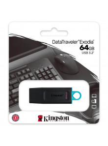 PENDRIVE KINGSTON EXODIA DTX/64GB