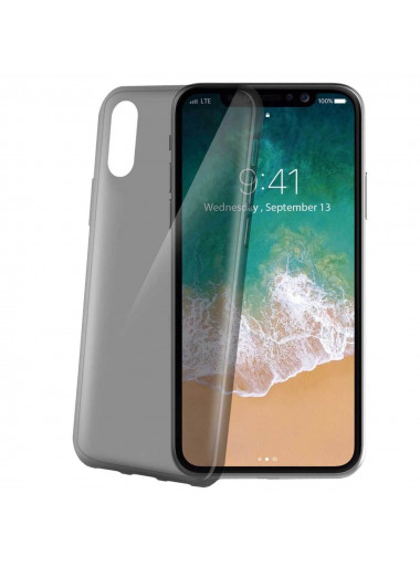 FUNDA CELLY IPHONE X THIN900BK