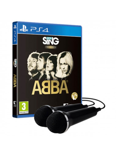 PS4 LET'S SING ABBA + 2 MICRÓFONOS