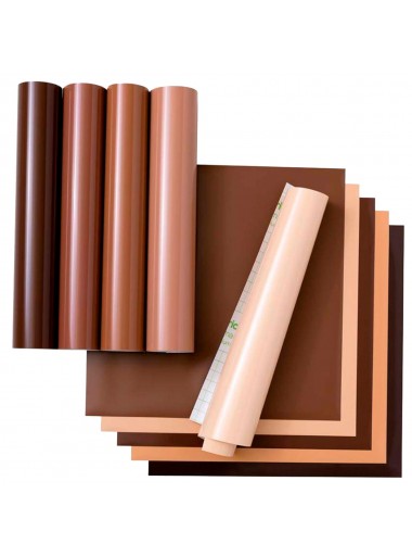 10 HOJAS VINILO PERMANENTE CRICUT CRC-2010170 31x31cm