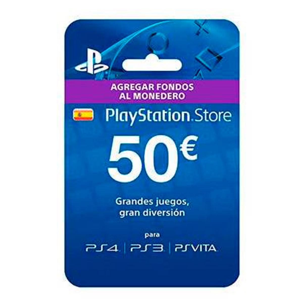 Tarjeta Prepago - PlayStation Network PSN, Tarjeta 50E para PlayStation 4  :: Yambalú, juegos al mejor precio