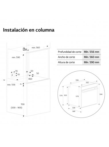 HORNO LG WSED7612S A+