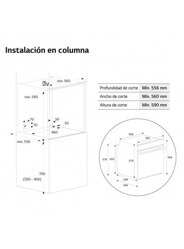 HORNO LG WSED7665B A++