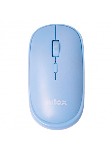 RATÓN NILOX LIGHT AZUL NXMOWICLRLBL01