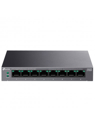 SWITCH TP-LINK LS108GP 8 PUERTOS