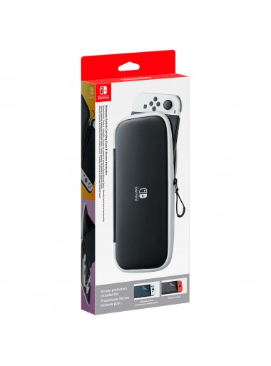 FUNDA SWITCH OLED + PROTECTOR DE PANTALLA