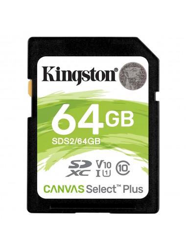 TARJETA MEMORIA KINGSTON CANVAS SELECT PLUS SDS2/64GB
