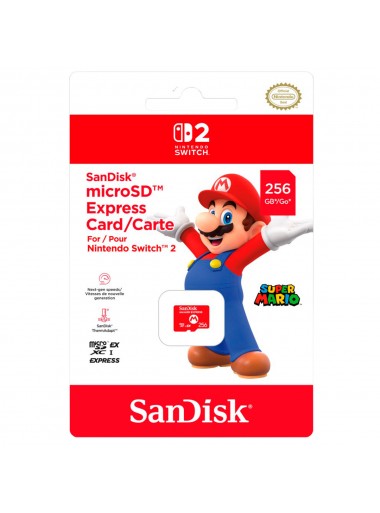 TARJETA MEMORIA SANDISK MICRO SD EXPRESS SWITCH 2 256GB