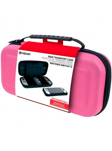 FUNDA TRANSPORTE NACON SWITCH 2 ROSA
