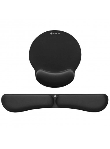 PACK ALFOMBRILLA + REPOSAMUÑECAS SUBBLIM ERGO MEMORYFLEX SUBMP-04E020