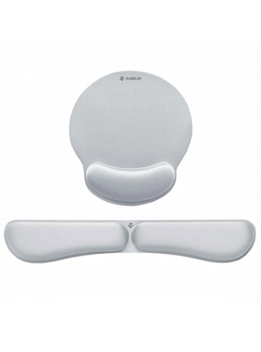 PACK ALFOMBRILLA + REPOSAMUÑECAS SUBBLIM ERGO MEMORYFLEX SUBMP-04E021