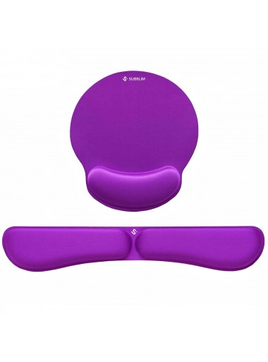 PACK ALFOMBRILLA + REPOSAMUÑECAS SUBBLIM ERGO MEMORYFLEX SUBMP-04E022