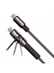 CABLE KSIX USB-C A USB-C BCL60SCCN 1m