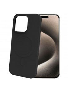 FUNDA CROMOMAG CELLY IPHONE 16 PRO CROMOMAG1113BK