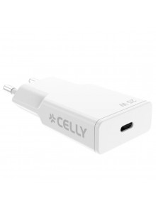 CARGADOR CELLY USB-C SLIMTC1C25WWH 25W