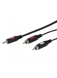 CABLE VIVANCO AUDIO VVAJACK2RCA18MMK 1,5m