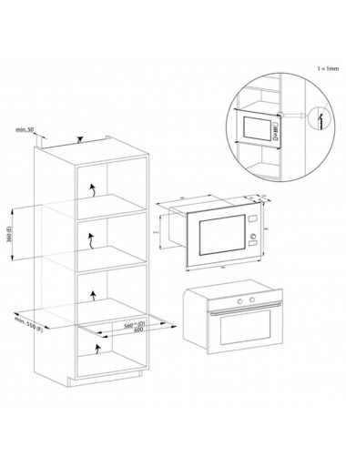 MICROONDAS CANDY CA38FL7N20WXB
