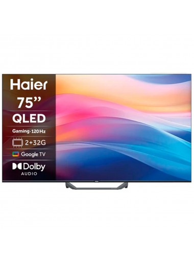 TELEVISOR HAIER S80 SERIES DE 190,5CM (75'') H75S80FUX 4K UHD - SMART TV