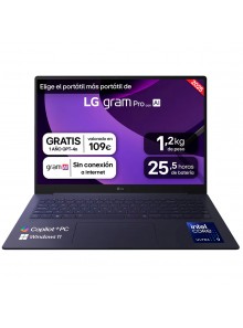 PORTÁTIL LG GRAM PRO DE 41CM (16'') 16Z90TS-G.AU99B ULTRA 9 - 32GB - 1TB SSD