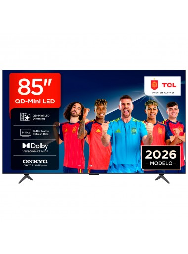 TELEVISOR TCL DE 215,9CM (85'') 85P8L 4K UHD - SMART TV