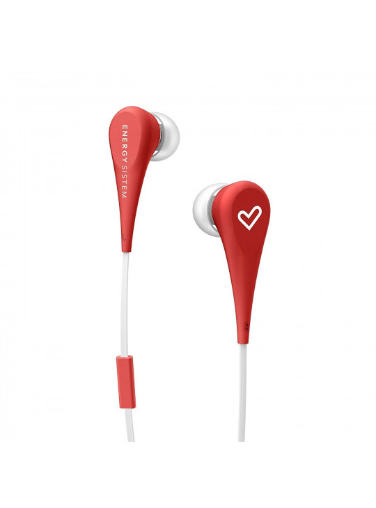 AURICULARES ENERGY SISTEM EARPHONES STYLE 1+ ROJO 446001