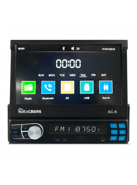 Car Audio Speed sound 1din ac6 gps