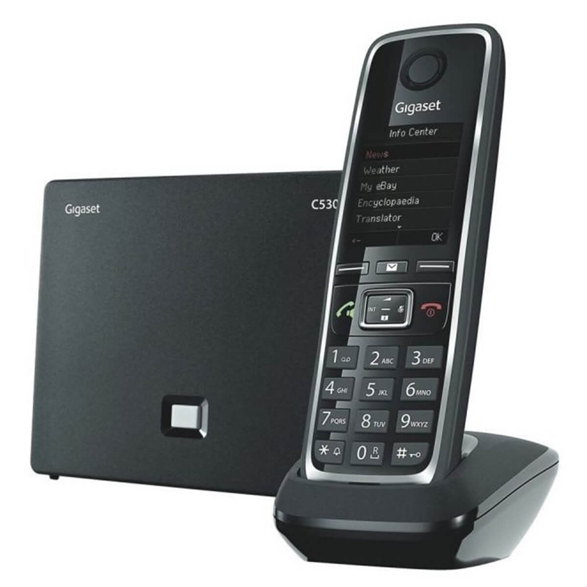 Телефон dect gigaset c530 a black обзор