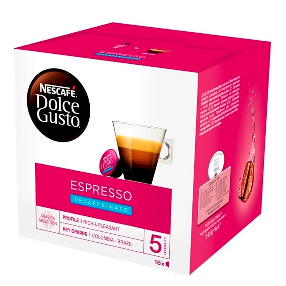 CÁPSULAS DOLCE GUSTO ESPRESSO DESCAFEINADO