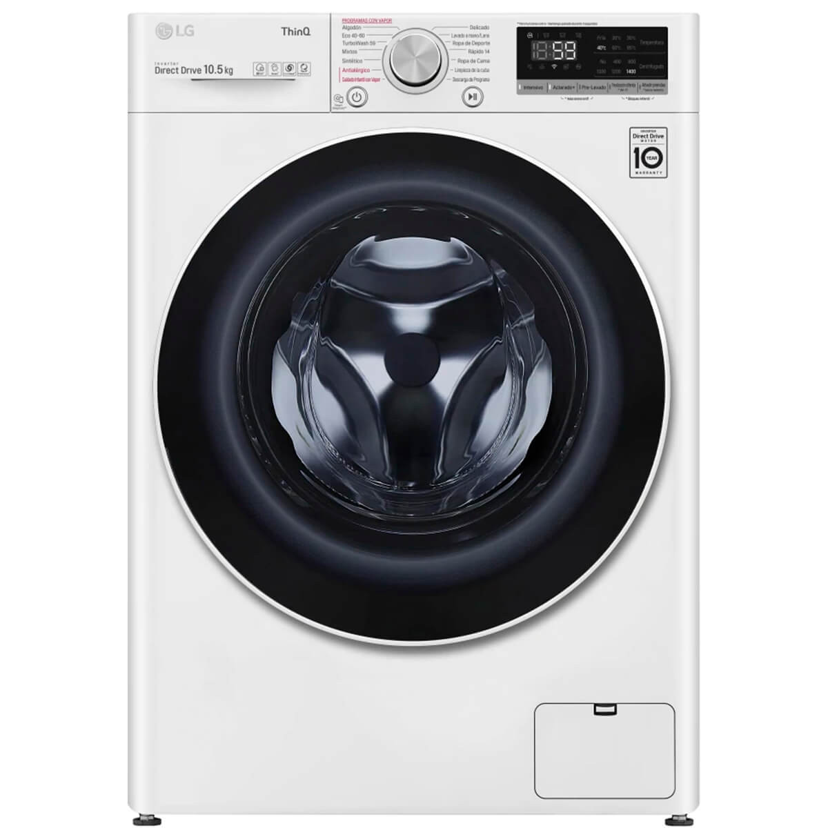 LAVADORA LG SERIE 700 F4WV5010S0W B - 10,5kg - 1400rpm