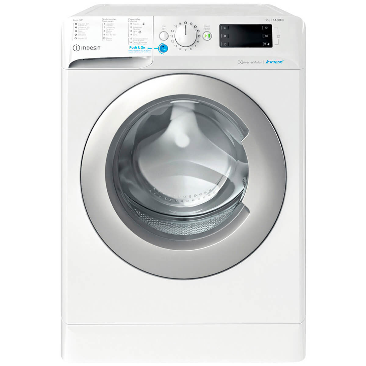 LAVADORA INDESIT BWE 91484X WS SPT N C - 9kg - 1400rpm