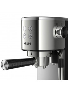 Cafetera Krups Virtuoso XP442 automática negra y inox para