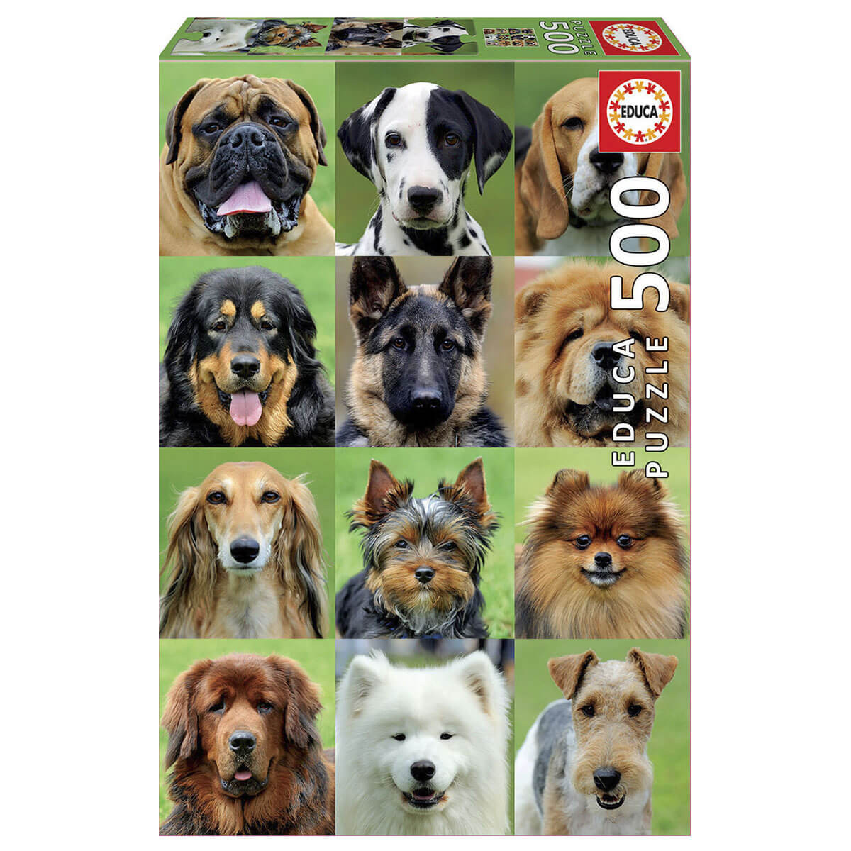 PUZZLE COLLAGE DE PERROS 500 PIEZAS