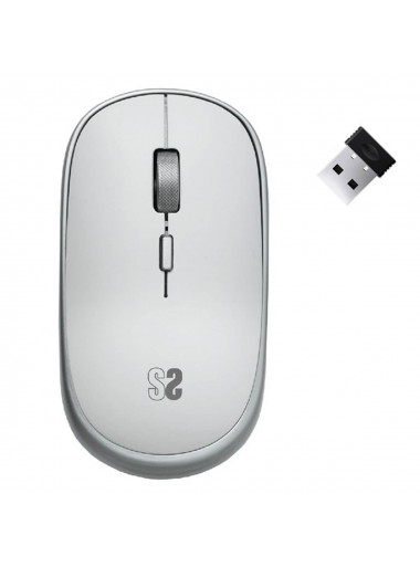 RATÓN SUBBLIM INALÁMBRICO MINI SILVER SUBMO-RFM0001