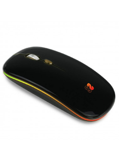 RATÓN SUBBLIM WIRELESS LED DUAL FLAT BLACK SUBMO-LDFLAT1