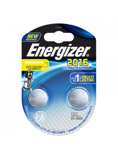 PILAS ENERGIZER LITHIUM PERFORMANCE CR2016 BL2