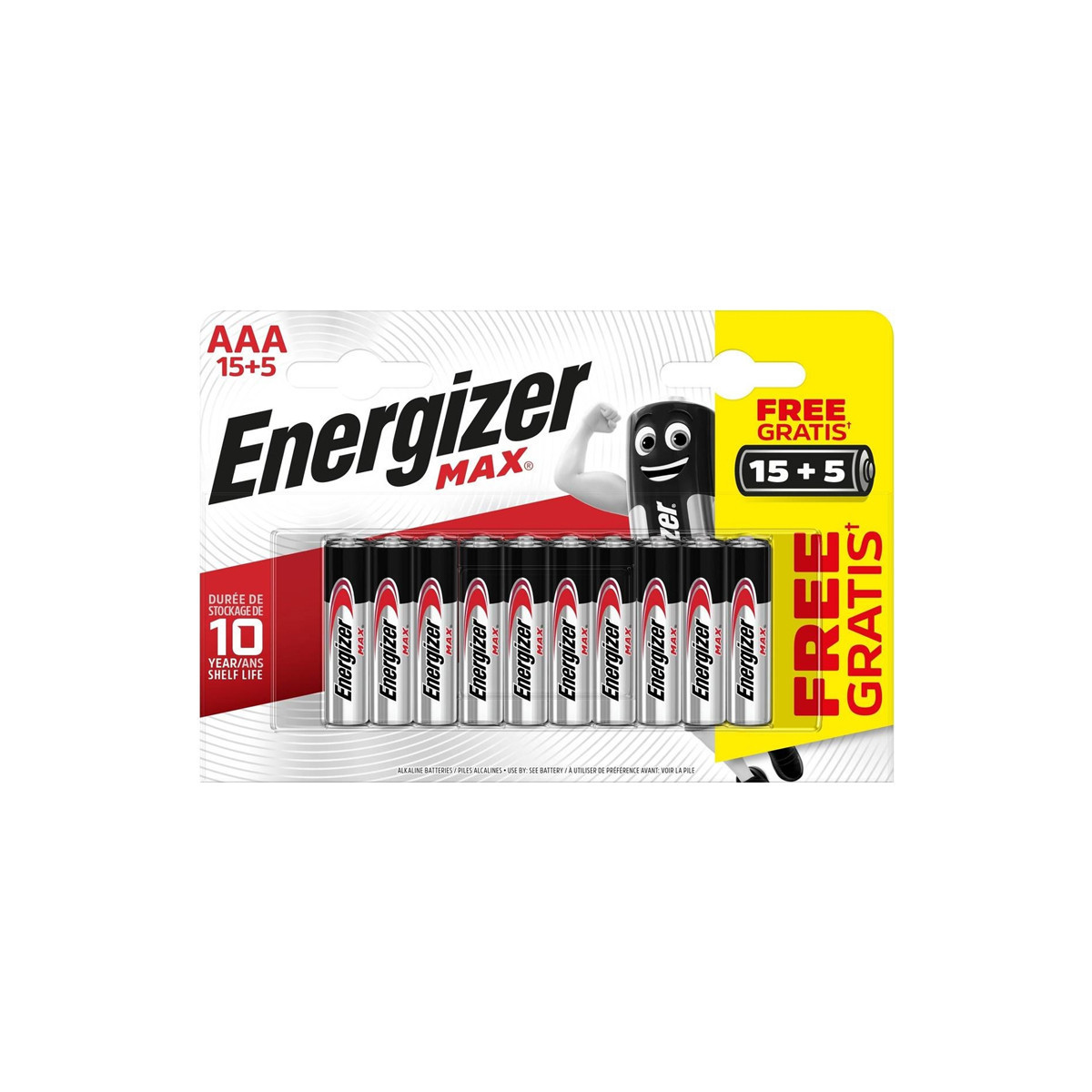 PILAS ENERGIZER ALKALINE MAX LR20 (D) BL2