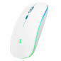 RATÓN SUBBLIM WIRELESS LED DUAL FLAT WHITE SUBMO-LDFLAT2